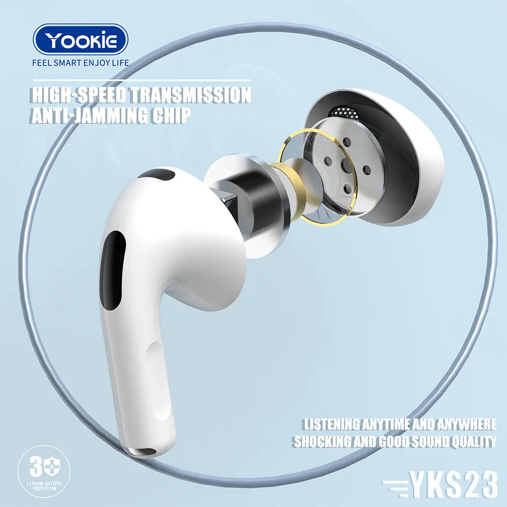 YooKie True Wireless Headphones - YKS23