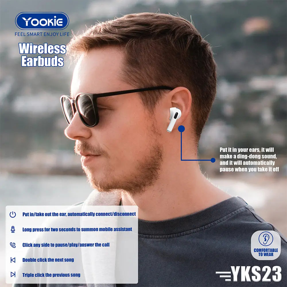 YooKie True Wireless Headphones - YKS23