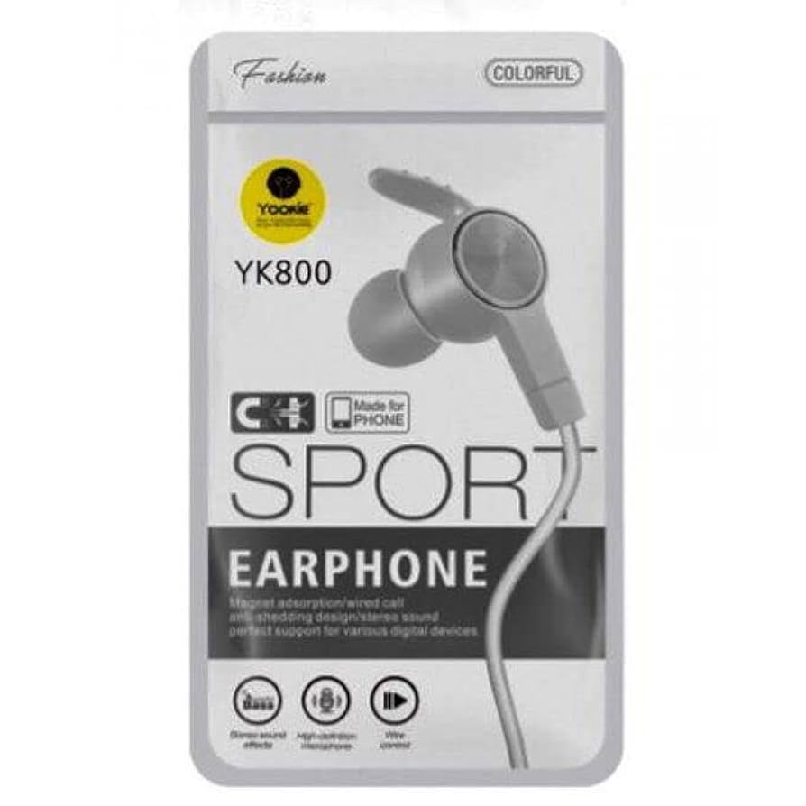YooKie SPORT EARPHONE -YK800