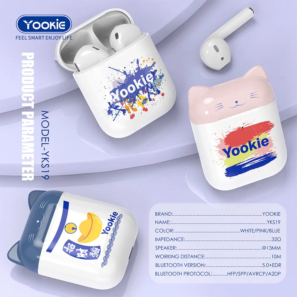 YooKie - YKS19 - True Wireless Headphones
