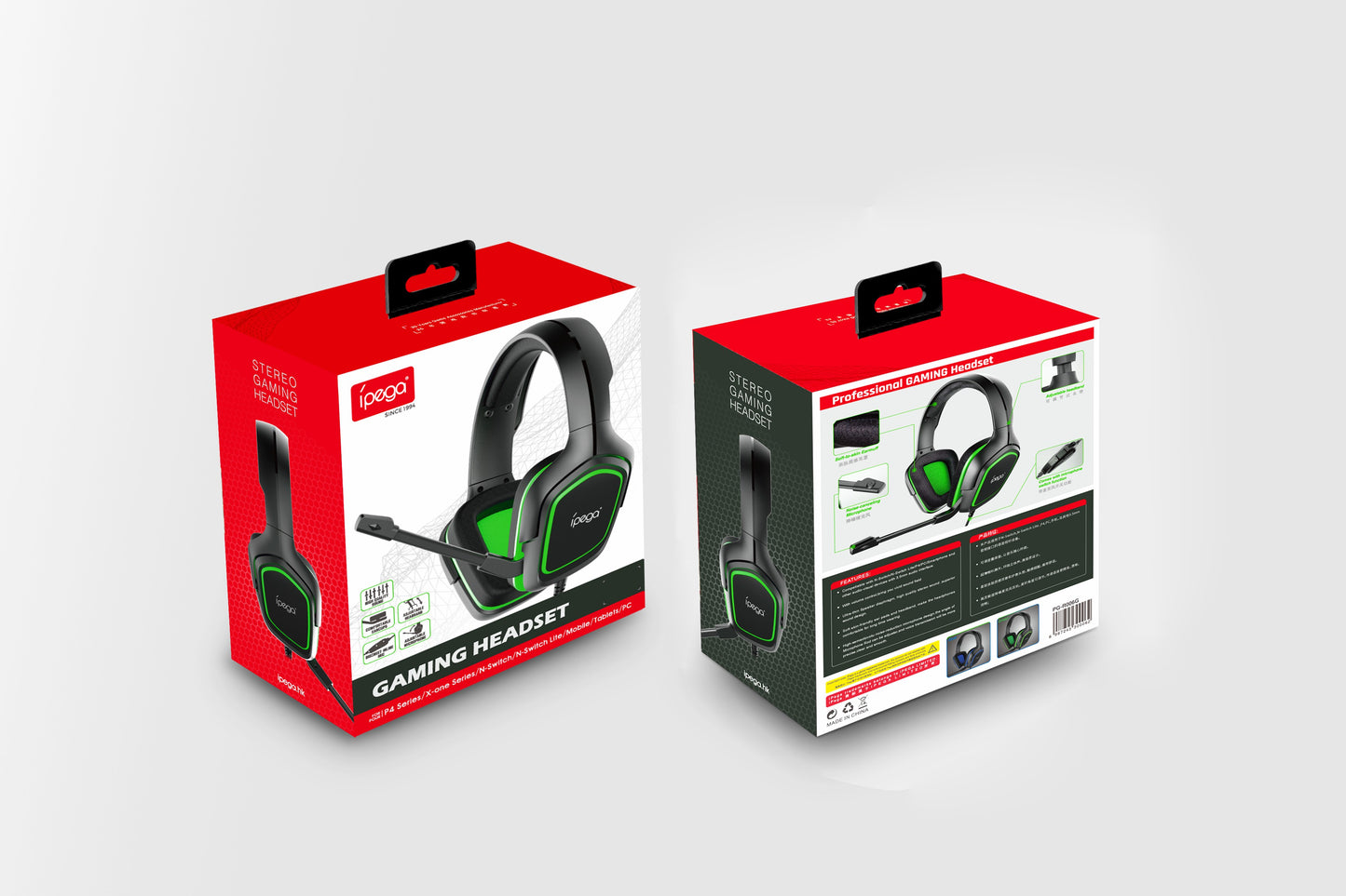 PG-R006G - IPEGA - GAMING HEADSET - GREEN