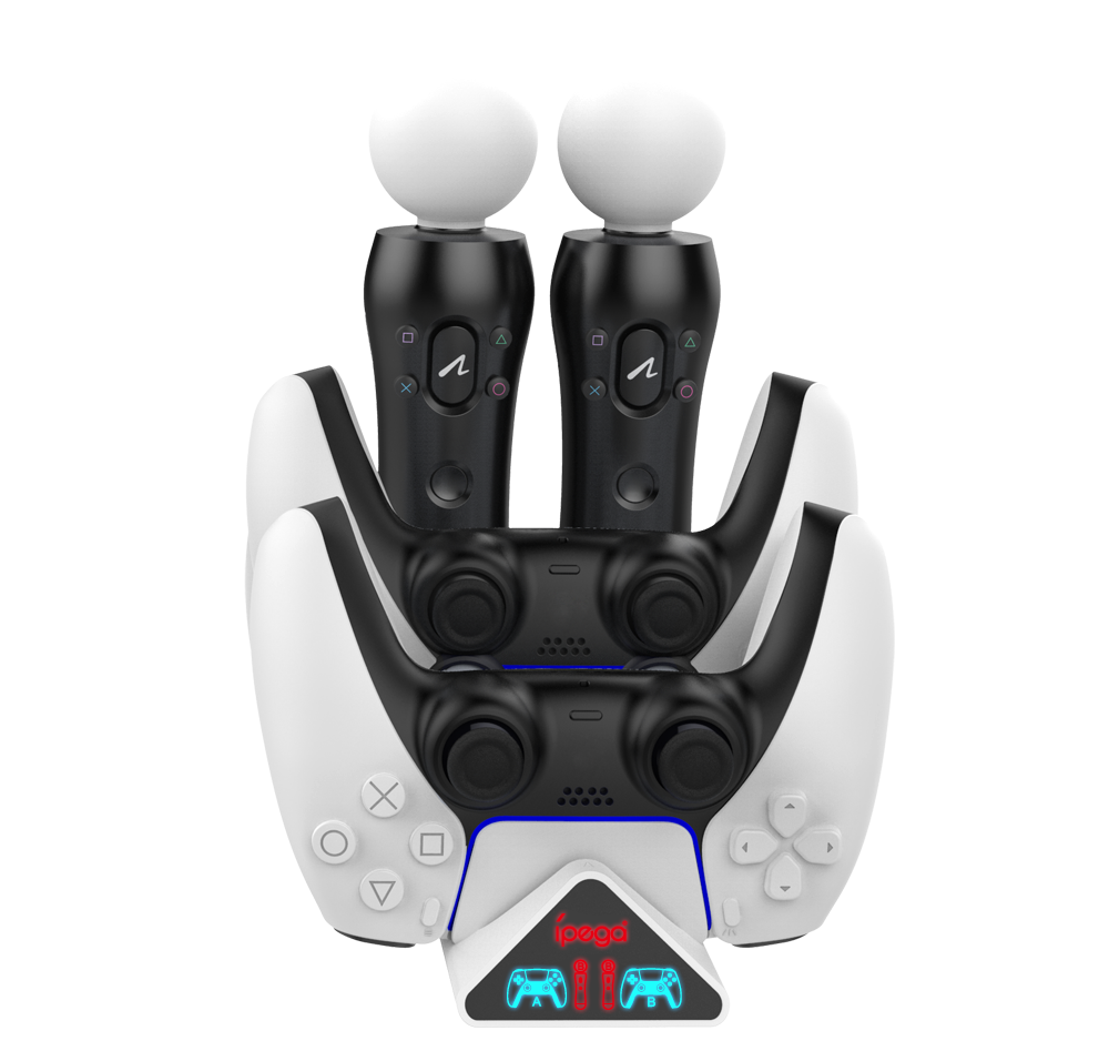 PG-P5011 - IPEGA - 4 IN 1 CHARGING STATION FOR PS5 AND P-MOVE CONTROLLERS