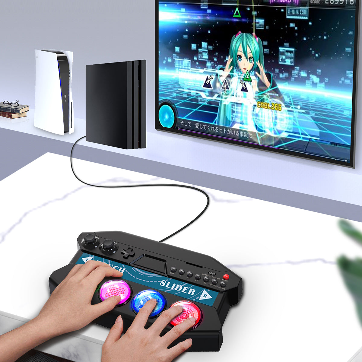 PG-P4016 - IPEGA - WIRED CONTROLLER FOR HATSUNE MIKU - P4 version