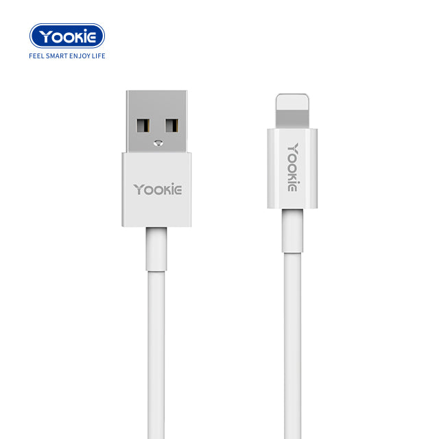 YOOKIE CB1 1m/2m/3m Data Cable USB Phone Cable 2.4a Flexible Type Material Fast Charging Cable