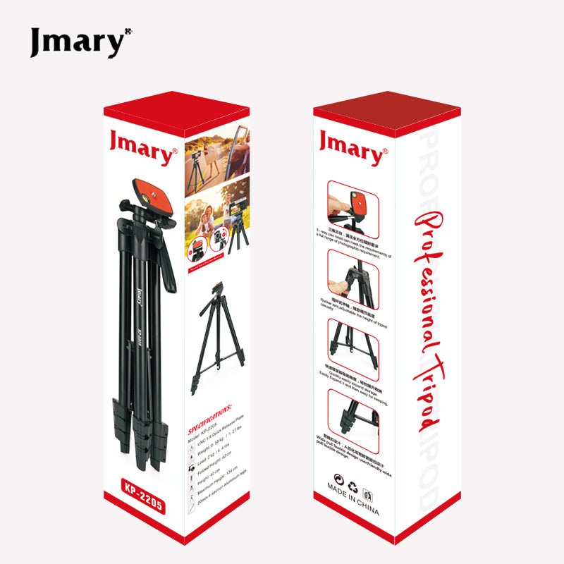 KP-2205 - JMARY - 1.35M Portable Aluminum Tripod Stand