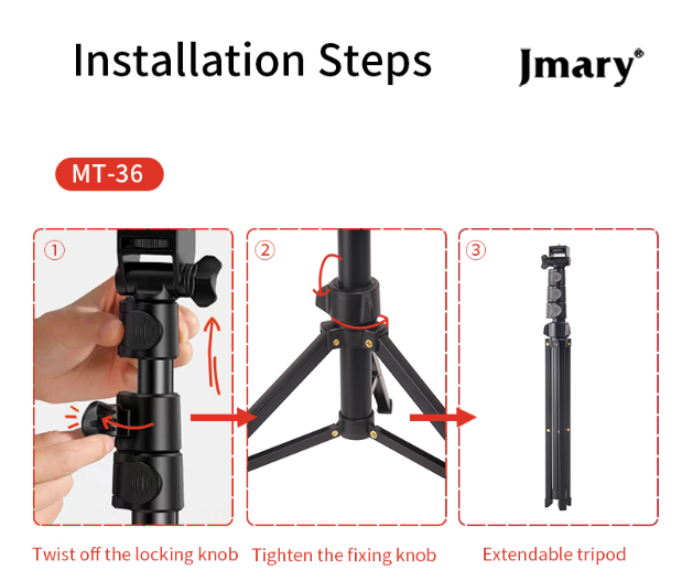 Portable Selfie Stick Tripod Stand - 1.7M