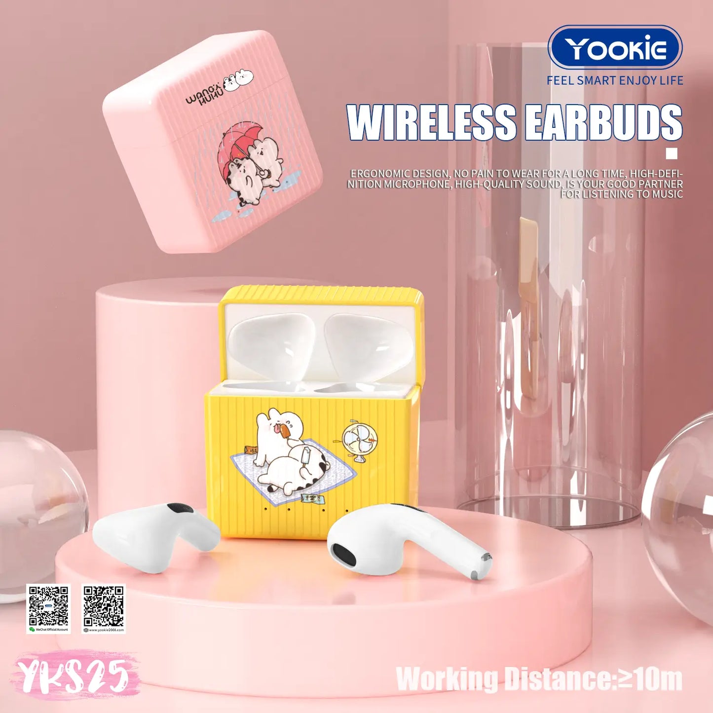 YooKie True Wireless Headphones - YKS25