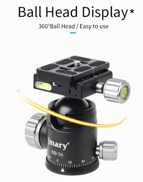 1.57M 2-in-1Tripod with panoramic ball head
