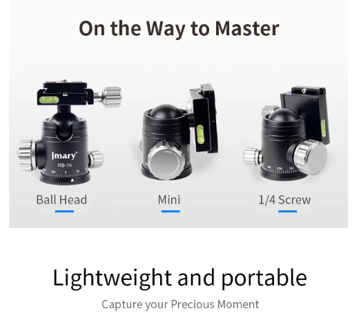 1.57M 2-in-1Tripod with panoramic ball head
