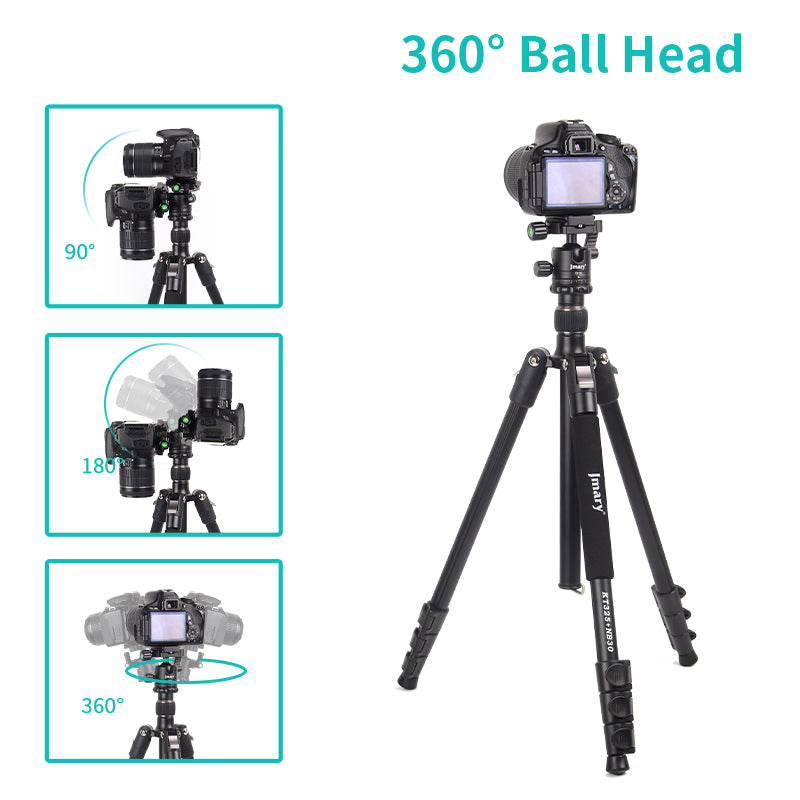 KT325-NB30 - JMARY - 1.64M 2-in-1 Tripod with panoramic ball head