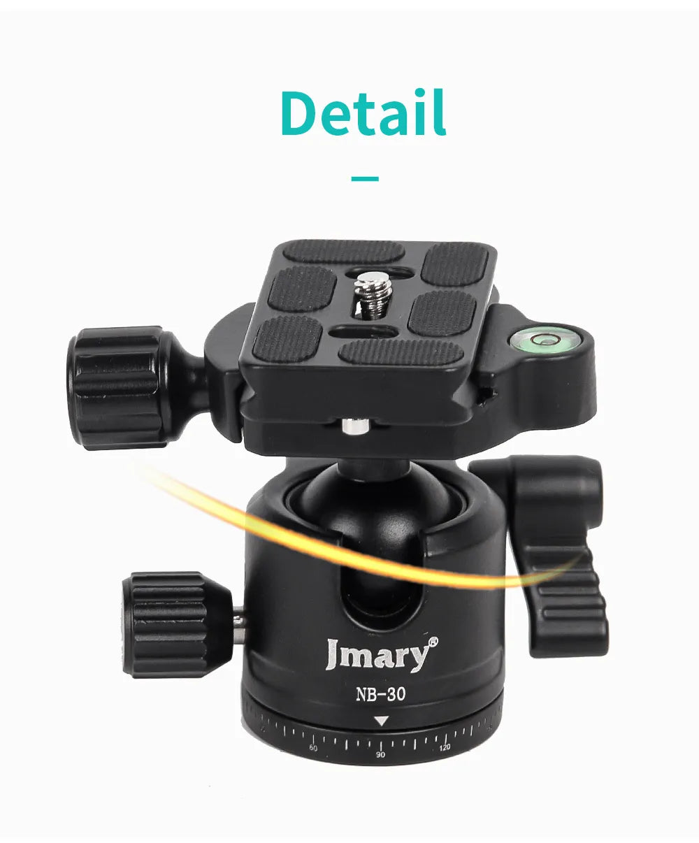 KT325-NB30 - JMARY - 1.64M 2-in-1 Tripod with panoramic ball head