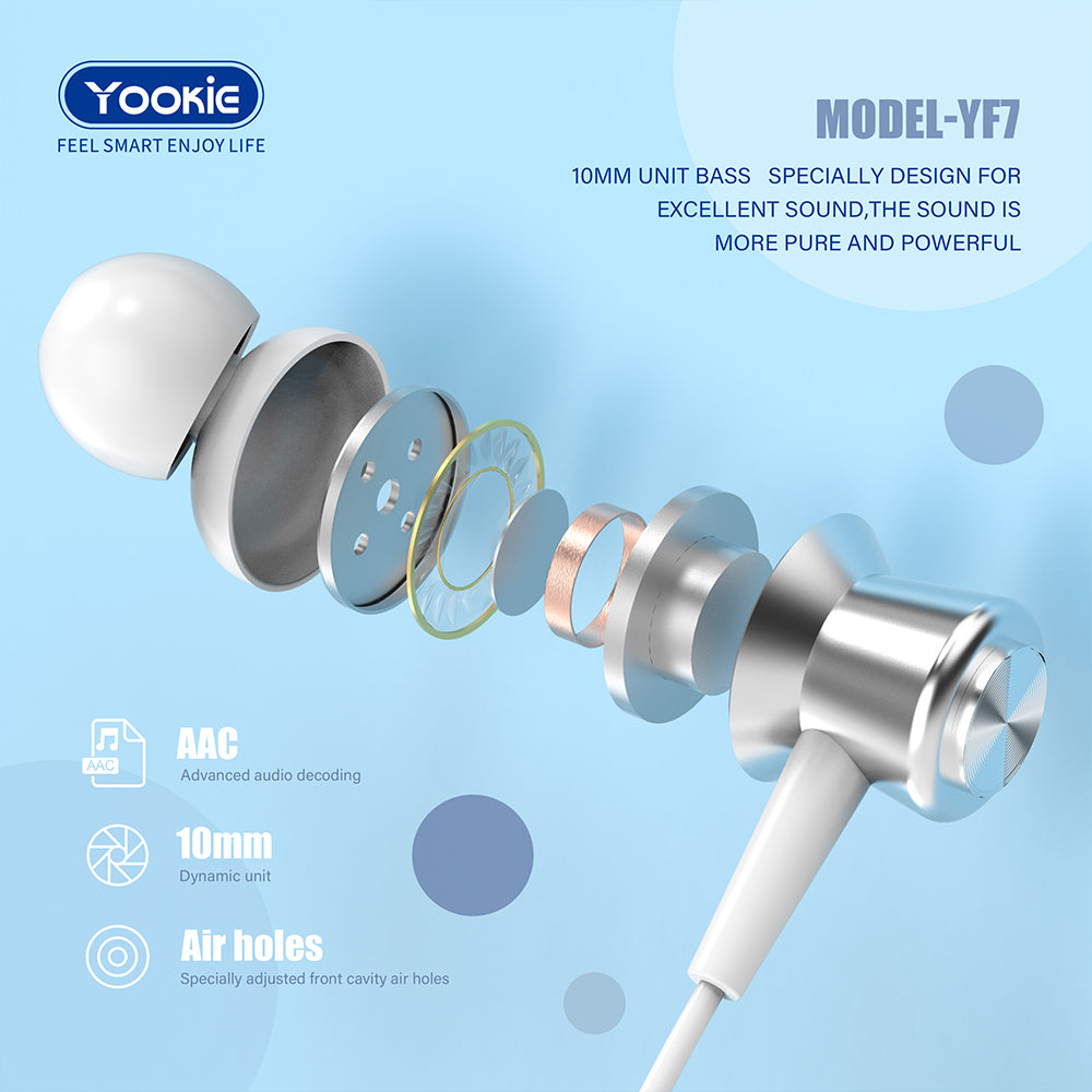 YooKie MAGNET WIRLESS EARPHONES - YF7