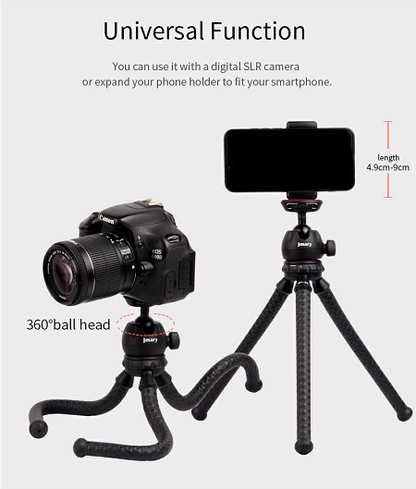 MT-25 - Mini Portable Flexible Tripod Stand