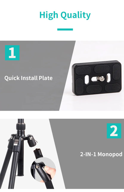 KT325-NB30 -  JMARY - 1.64M 2-in-1 Tripod with panoramic ball head