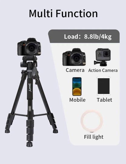 KP-2234 - JMARY - 1.4M Lightweight Aluminum Camera Tripod