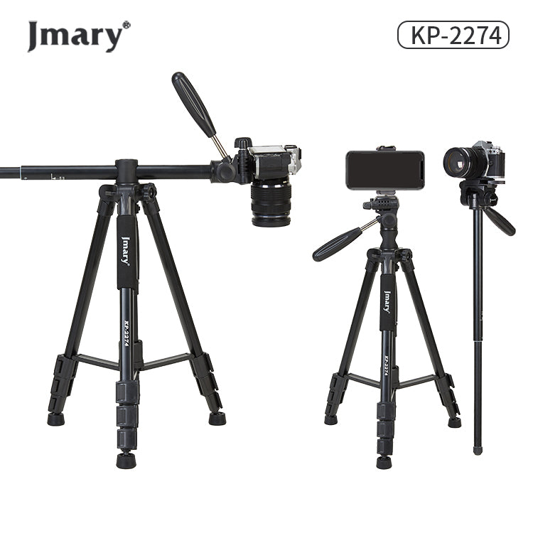 KP-2274 - JMARY - 1.67M 2-in-1 Monopod & Horizontal Axis Tripod