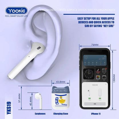 YooKie - YKS19 - True Wireless Headphones