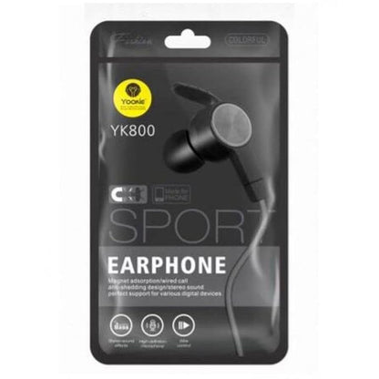 YooKie SPORT EARPHONE -YK800