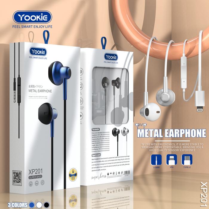 YooKie  METAL EARPHONE - XP201