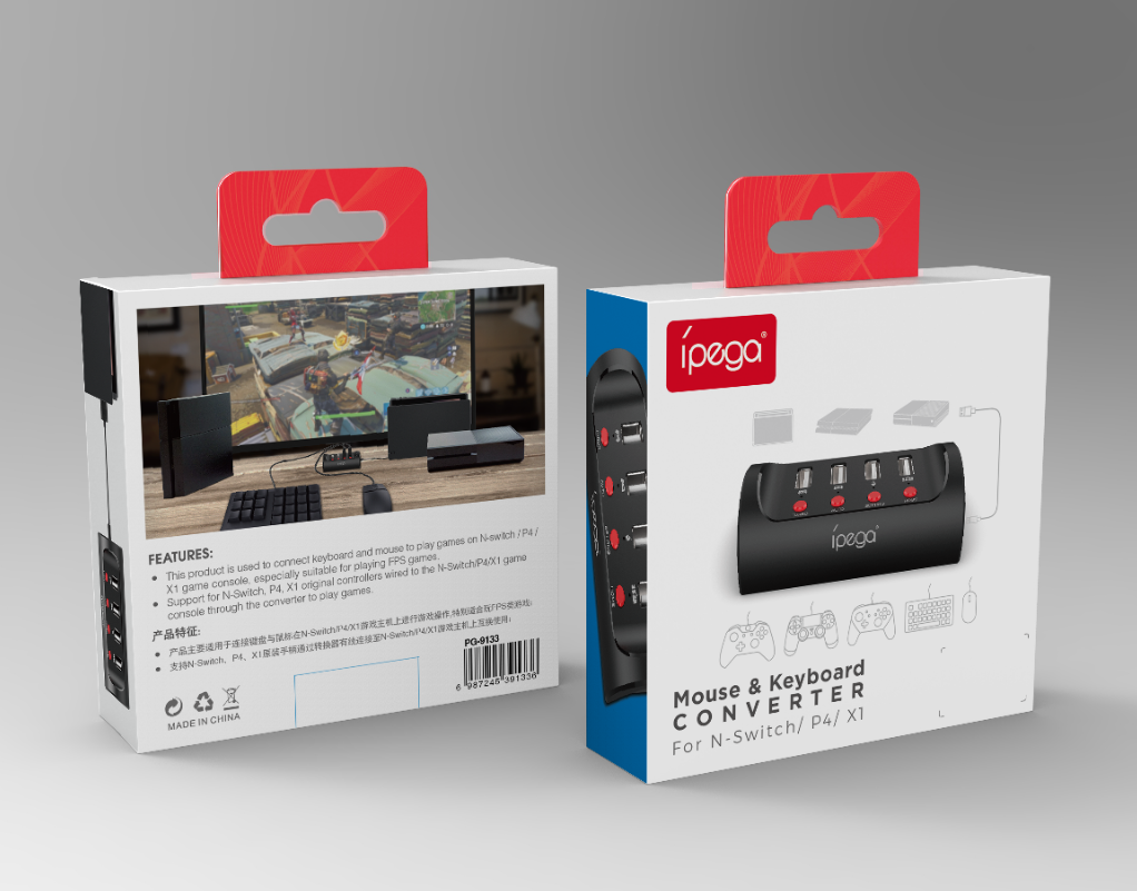 PG-9133 - IPEGA - MOUSE & KEYBOARD CONVERTER