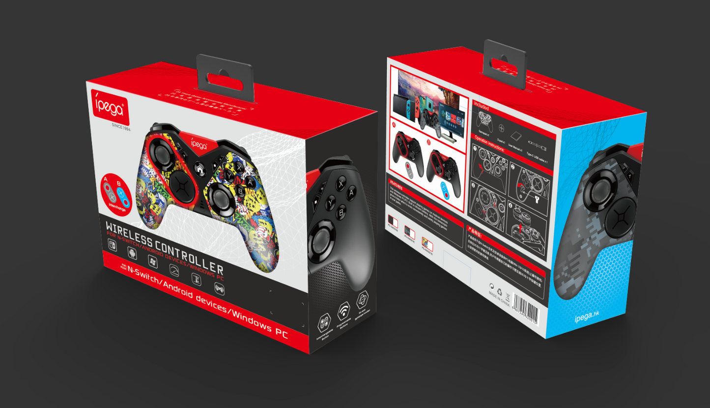 PG-SW001 - IPEGA - WIRELESS CONTROLLER FOR NINTENDO SWITCH
