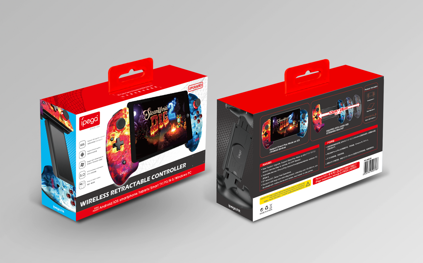 PG-9083B - IPEGA - WIRELESS RETRACTABLE CONTROLLER