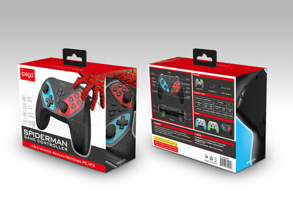 PG-SW018A - IPEGA - SWITCH SPIDERMAN GAME PAD - BLACK