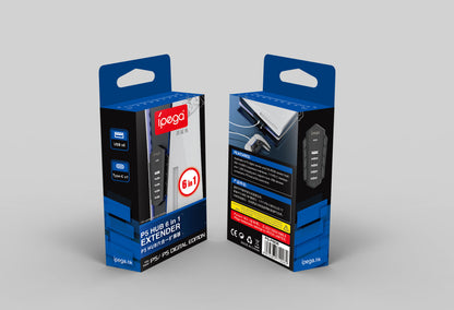 PG-P5036 -  IPEGA - PS5 HUB 6 in 1 Extender