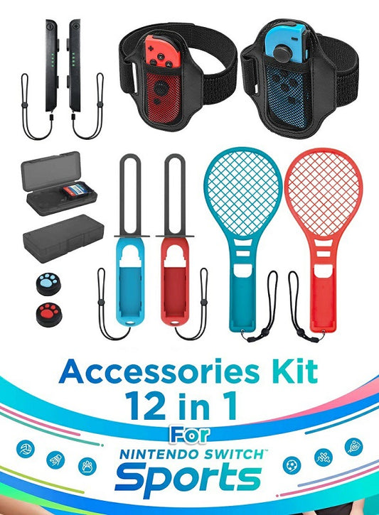 PG-SW102 - IPEGA - Pishark 12 IN 1 ACCESSORIES KIT FOR NINTENDO SWITCH SPORTS