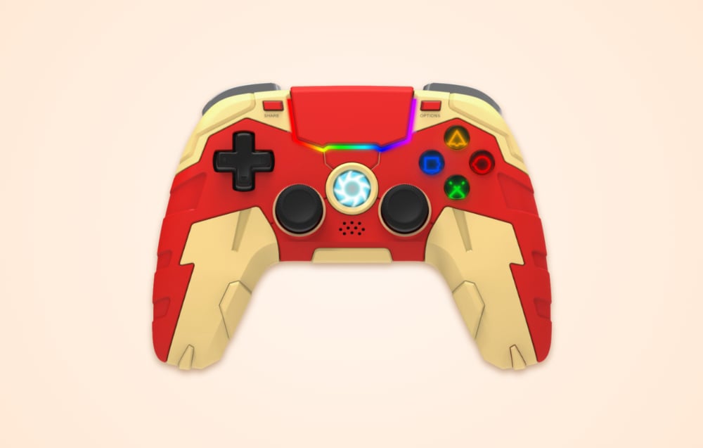 PG-P4020A - IPEGA - Wireless controller / Game Pad PS4 - IRON MAN