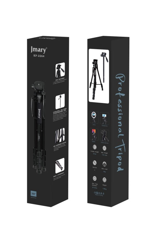 KP-2264 -  JMARY - 1.76M 2-in-1 Monopod Aluminum Tripod