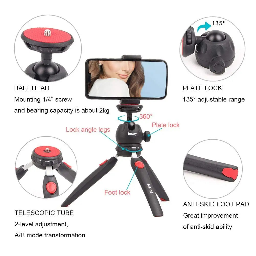 MT-35 - JMARY - Mini Portable Foldable Tripod Stand
