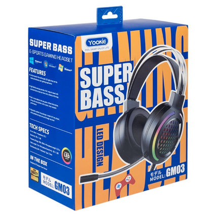 YooKie- GM03 - SUPER BASS E-SPORTS GAMING HEADSET