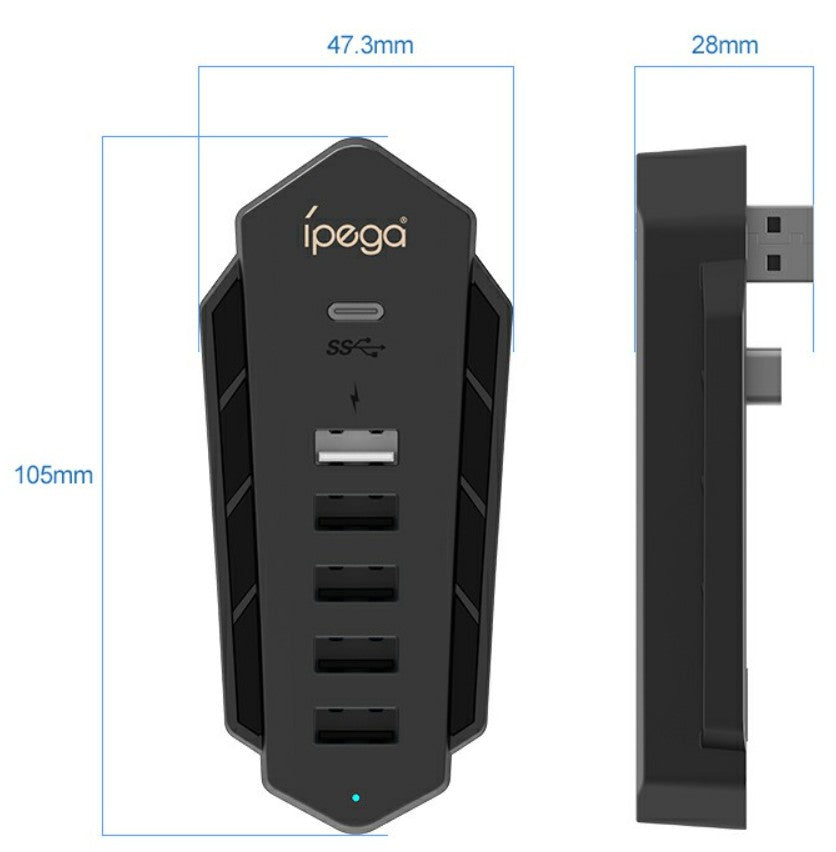 PG-P5036 -  IPEGA - PS5 HUB 6 in 1 Extender
