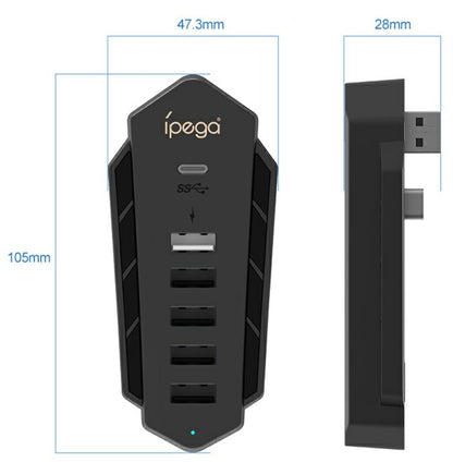 PG-P5036 -  IPEGA - PS5 HUB 6 in 1 Extender