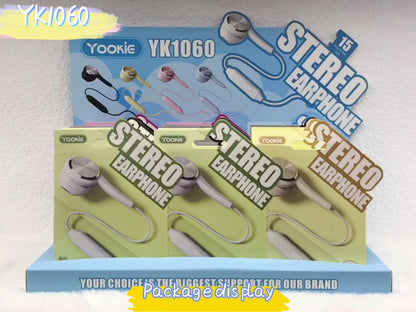 YooKie - YK1060 - STEREO EARPHONES