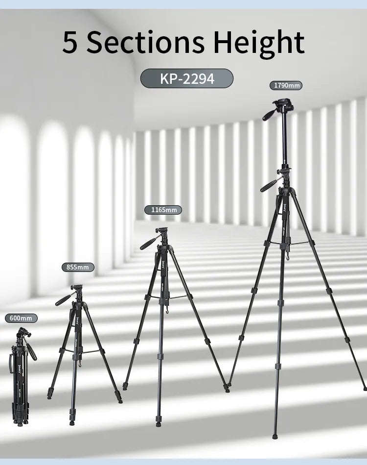 KP-2294 - JMARY - 1.79M 2-in-1 Monopod & Horizontal Axis Tripod