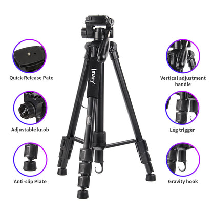 KP-2254 - JMARY - 1.65M 2-in-1 Monopod Aluminum Tripod
