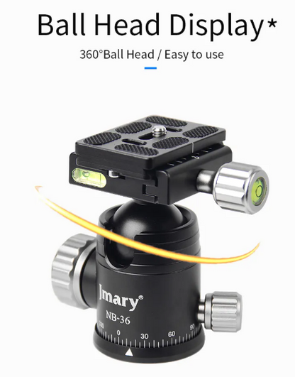 1.57M 2-in-1Tripod with panoramic ball head