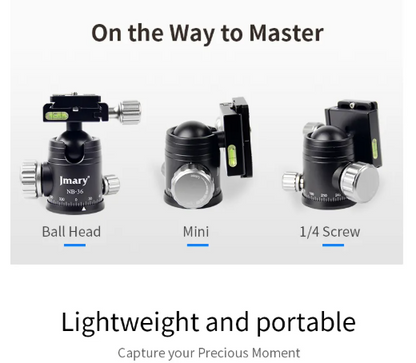 1.57M 2-in-1Tripod with panoramic ball head
