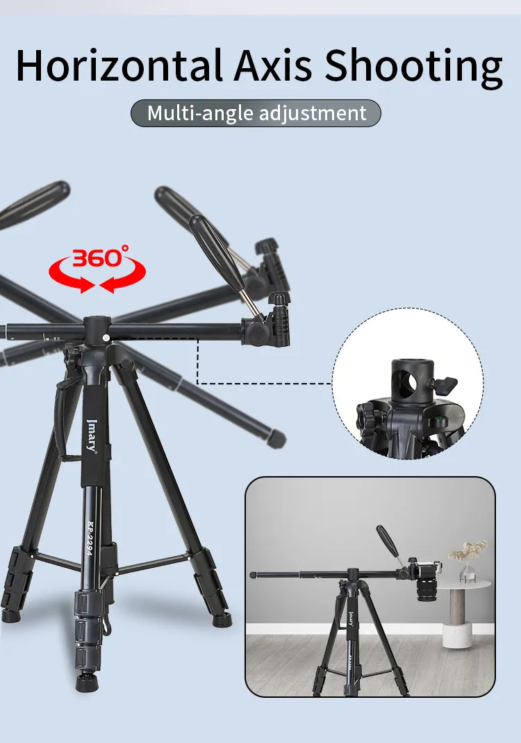 KP-2294 - JMARY - 1.79M 2-in-1 Monopod & Horizontal Axis Tripod