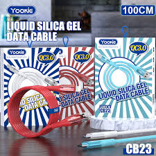 YooKie - CB23I - LIQUID SILICA GEL DATA CABLE- C-Type - RED